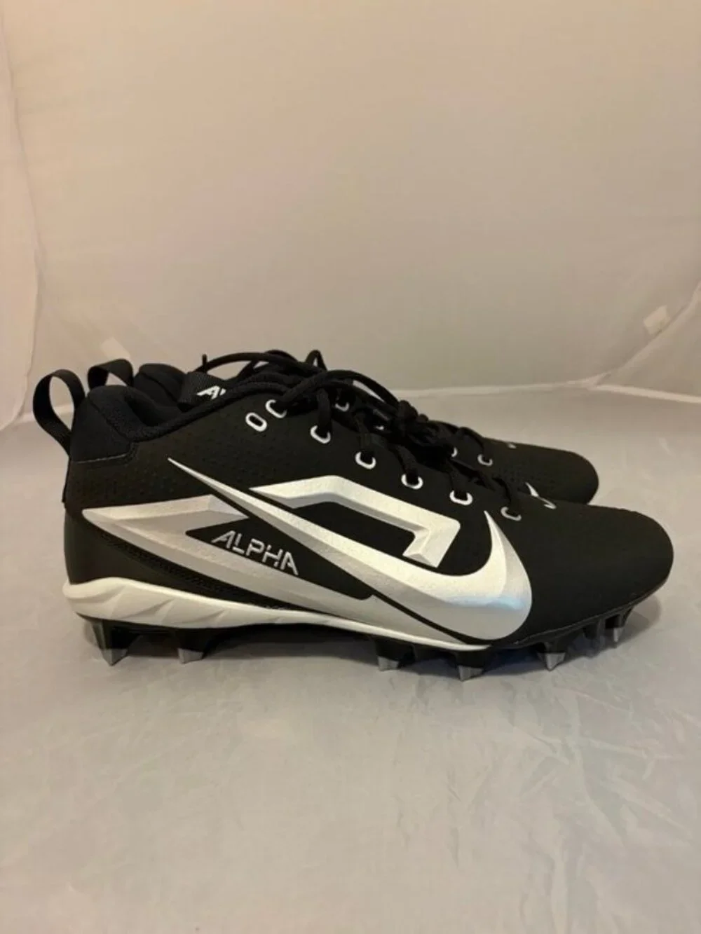 Nike Alpha Menace Varisty 4 Oregon Player PE Football Cleats Black IB4042 001
